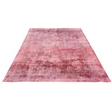 One-of-a-Kind 9'1" X 12'5" New Age Wool Area Rug in Dark Red