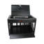 Armoire de station de charge en acier noir 16 appareils - Tablette de bureau verrouillable et chariot de chargement pour ordinateur portable pour la classe, le bureau et la bibliothèque-125526996