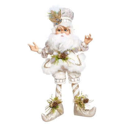 Petit lutin de Noël blanc du pôle Nord - 12,5 po