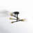 Chanetta 6-LIight Sputnik Chandelier Semi Flush Mount