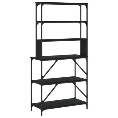 Aadhvika 180cm H x 90cm W Iron Standard Bookcase