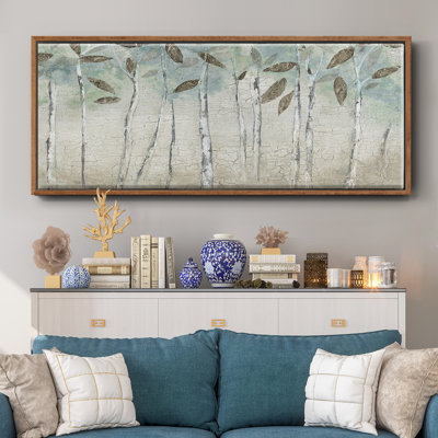 Rain Soft Woods- Framed Canvas