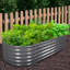 Lit de jardin surélevé galvanisé pour l'extérieur 6x3x1.5 Ft