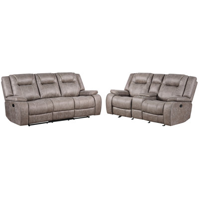 Brana Manual Reclining Sofa Set