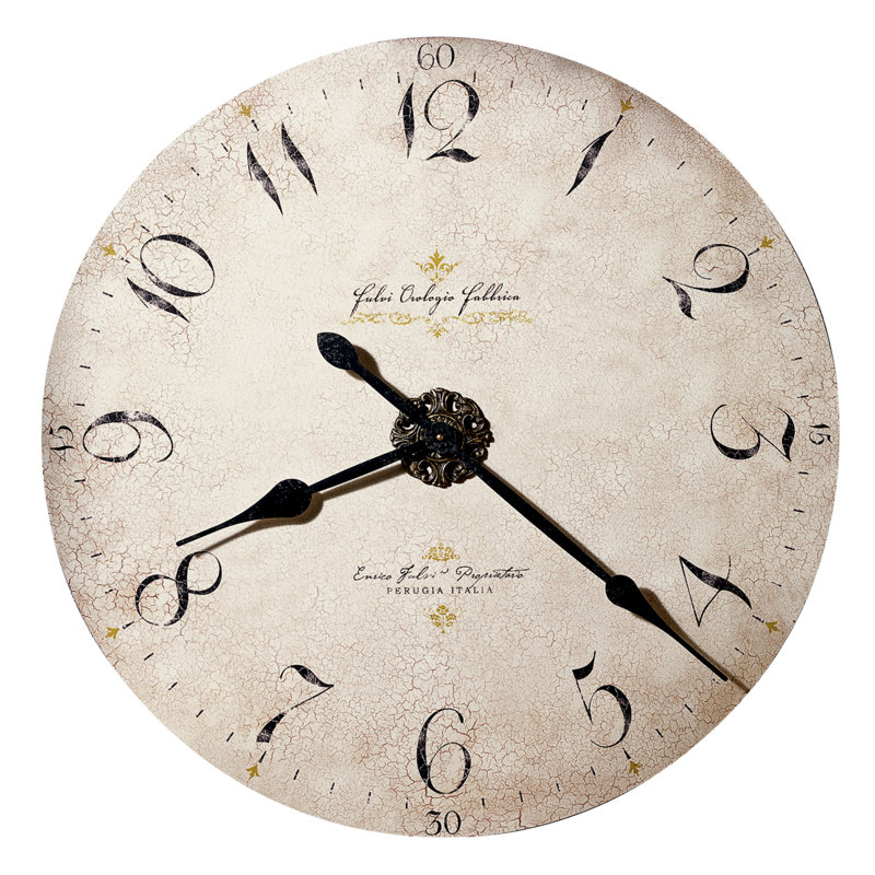 Raffia Wall Clock