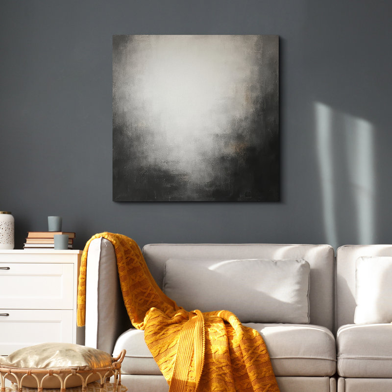 Impression sur toile abstraite murale pour décoration de salon, Toile tendue, Ne s’applique pas, H 12,8 po x l 12,8 po