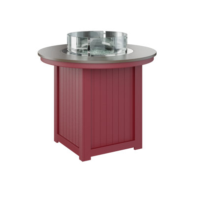 Berlin Gardens Donoma 44″ Round Counter Height Fire Pit Table