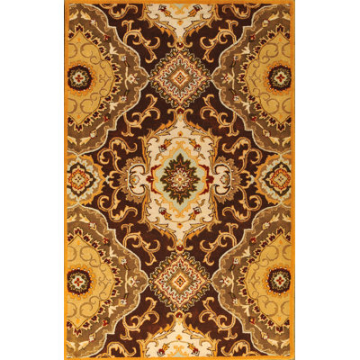 Cisbrough Wool Ikat Indoor Rug