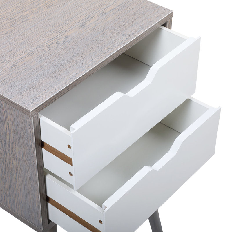 Ensemble de 2 tables de chevet pour table de chevet moderne
