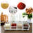 4 Pack Clear Condiment Storage Containers With Spoon For Spice Salt Sugar Bottles