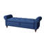 Banc de lit en tissu bleu marine-1867427250
