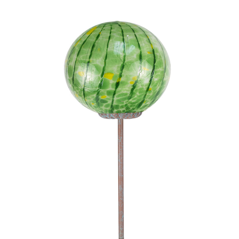 Piquet de jardin sphérique elliptique Lollipop, Vert