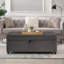 Grand repose-pieds de rangement avec roulettes Modern-102068349