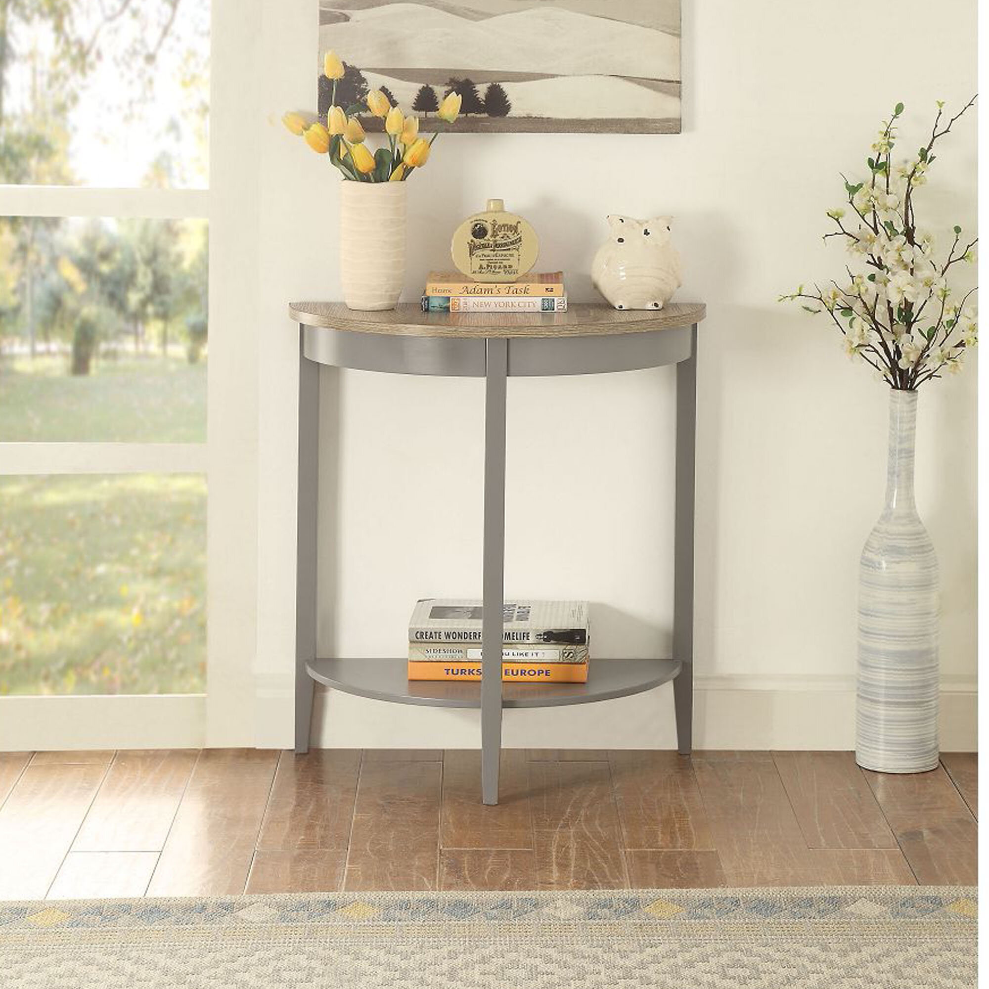 26 console outlet table