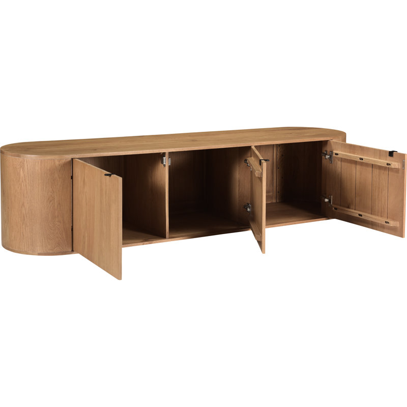 Meuble télé pour téléviseur de 75 po ou moins Element, Non, Brun