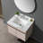31" White Vanity Top - Rectangular Sink & 4" Backsplash Elegant Style 31 Inch 4
