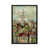 Toile encadrée de bois rustique foncé