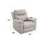 Fauteuil inclinable électrique en microfibre Chriki-298581528