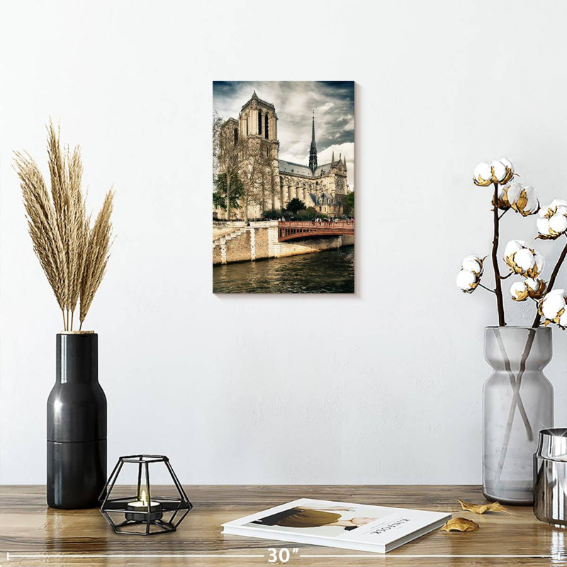Aime Notre Dame Cathedral Paris I, 12" H x 8" W