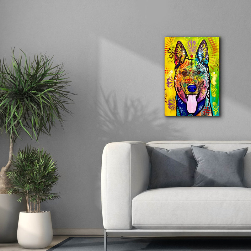 «I Was So Fast, Did You See» par Dean Russo, art mural sur toile, H 26 po x l 18 po x P 0,75 po