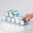 Plastic Refrigerator and Freezer Storage Organizer Bin Soda Can and Drink Holder, BPA-Free, Clear