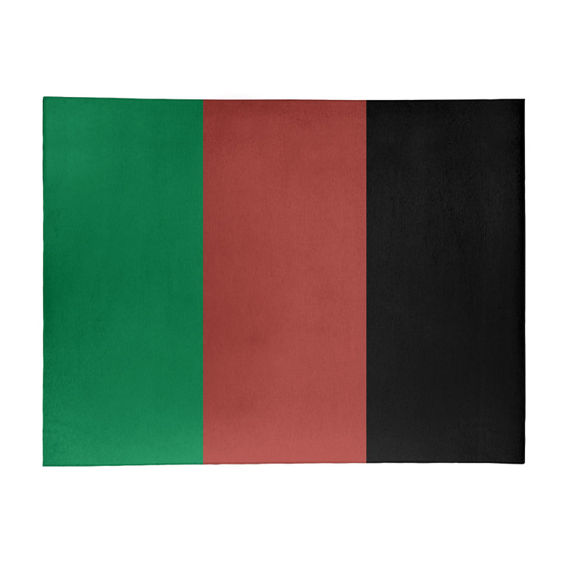Tapis vert rayé/doré/noir zone, Rectangle 8 pi x 10 pi