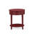 Modern End Table with 1 Wooden Drawer, Stable and Sturdy Constructed - Burgundy Finish-1794075825