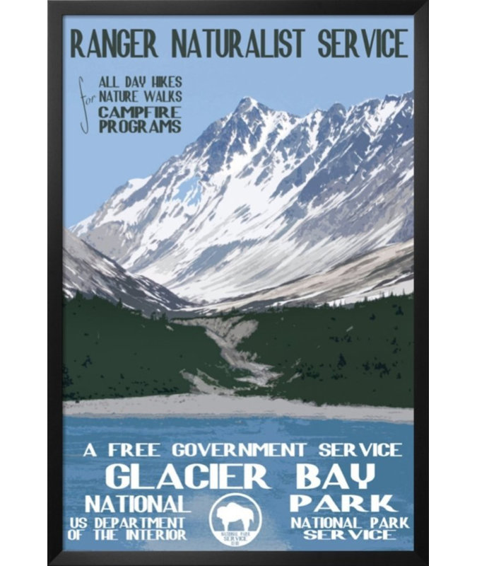 «Glacier Bay National Park», impression encadrée