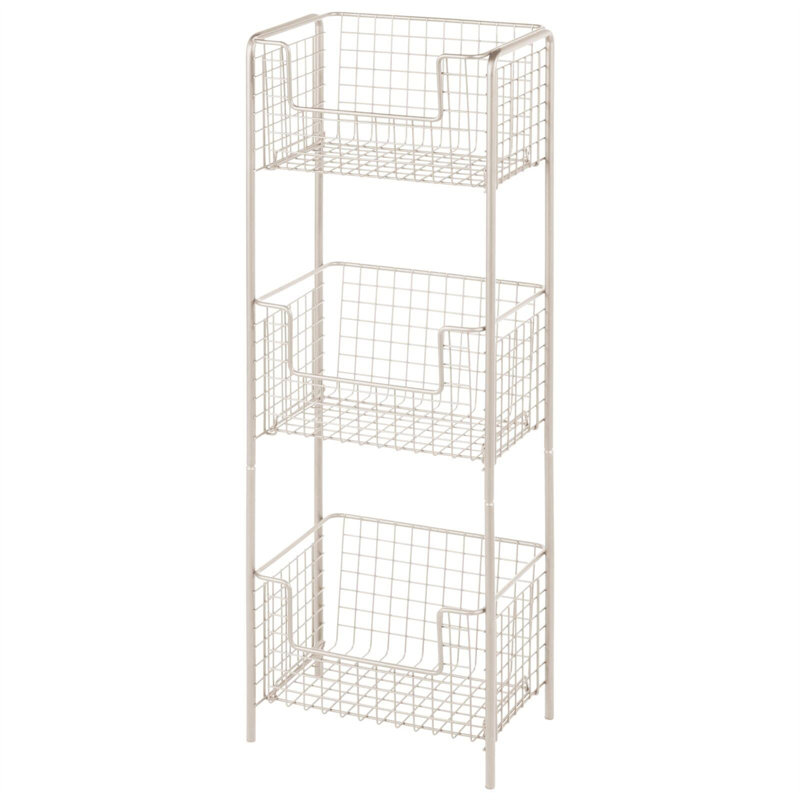28.74 in. H Utility Cart, White