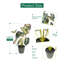 Plante artificielle en pot 20 po Alocasia