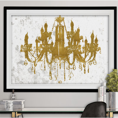 Champagne Gold Diamond Chandelier