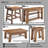 Durango 27-Inch Solid Wood Side Table