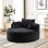 Canapé-lit simple 55 po en chenille éponge, sans assemblage requis, fauteuil moderne moelleux pour le salon et la chambre à coucher