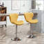 Ensemble de 2 tabourets pivotants réglables Ellston