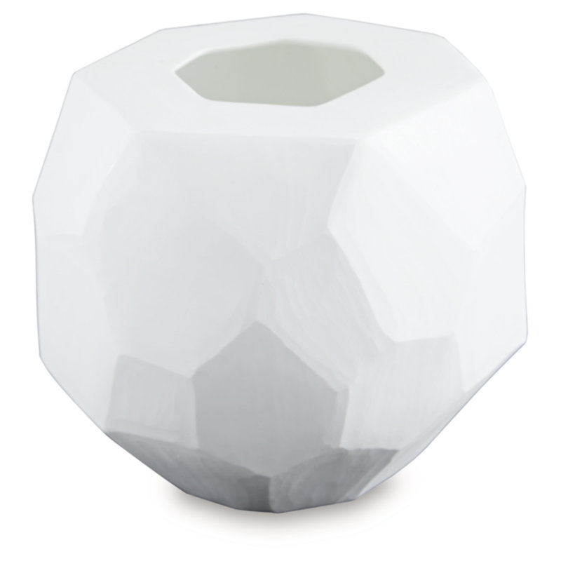 Caythan Vase, 7.1" H x 7.5" W x 7.5" D