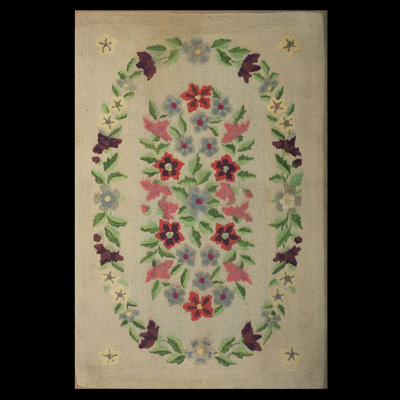 Tapis crocheté One-of-a-Kind American