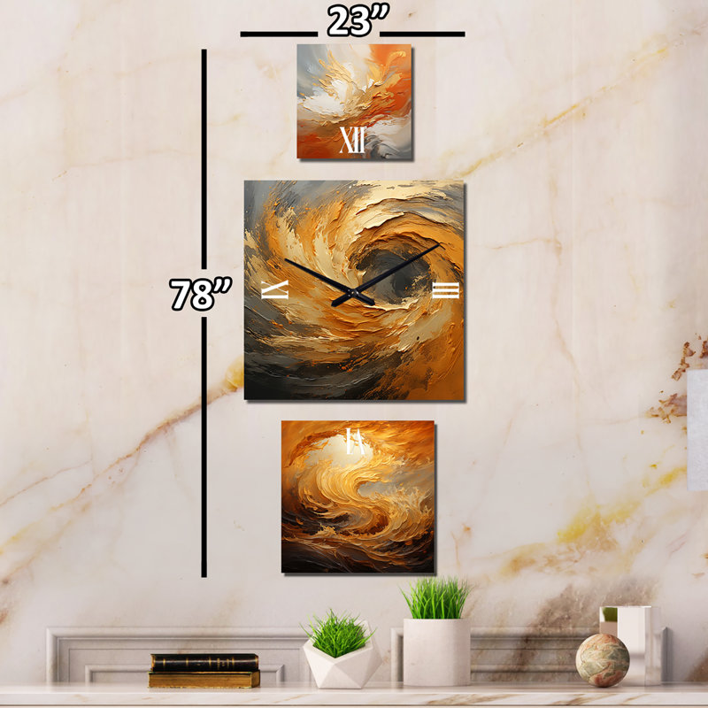 Lynia Metal Wall Clock