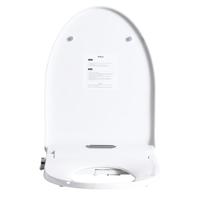 Smart bidet avec bouton latéral, réglage de la position de la nuit et de la buse pour une utilisation dans la salle de bain Siège chauffant réglable, réglage de la température de l'eau, lavage par massage