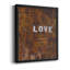 «Love Never Fails I», toile encadrée de qualité supérieure - prête à être accrochée-594397893-594397894