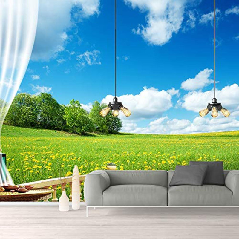 Scenery Outside The Balcony Peel & Stick Border, 100" L x 144" W