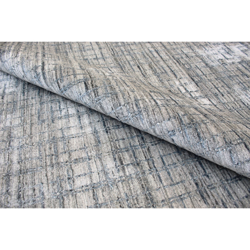 HDWABFE--SIBL Hand Woven Wool Area Rug, Rectangle 2' x 3'