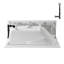 Baignoire en alcôve en acrylique blanc brillant avec drain extérieur 60 po x 32 po Streamline-108366731
