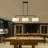3 - Light 47" Modern Linear Kitchen Island Pendant With White Drum Shade For Dining Room Living Room-774458210-553148308