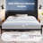 Keldyn Unfinished Platform Storage Bed-229061299-229061300