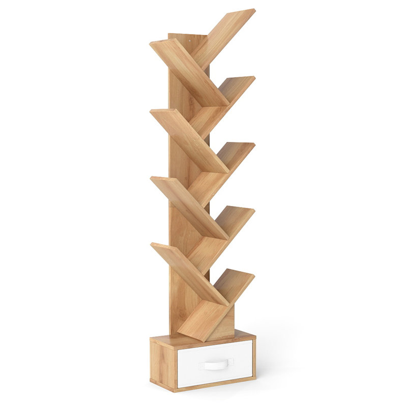 150cm H x 38cm W Geometric Bookcase