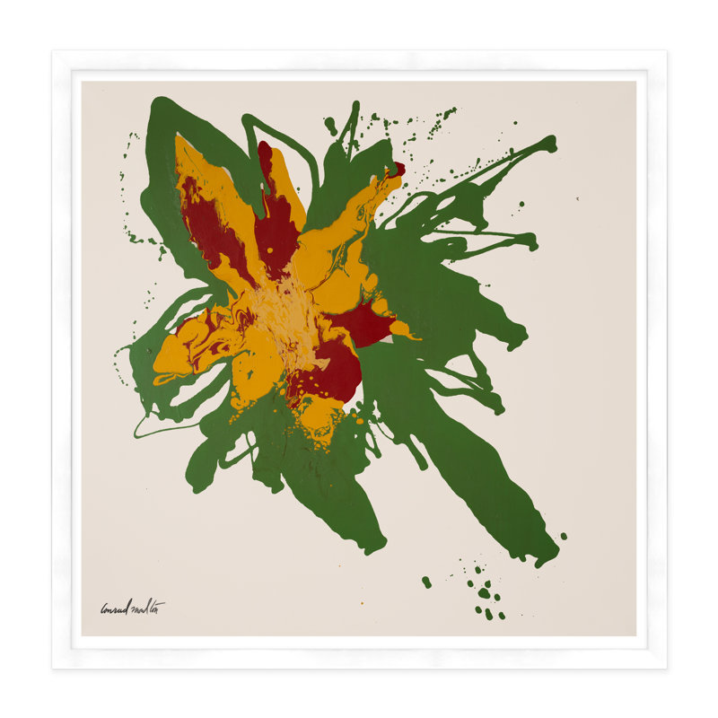 The Beginning II Print, White