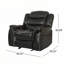 Fauteuil inclinable en similicuir