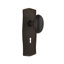 Prairie Plate with Decorative Keyhole and Homestead Door Knob