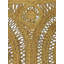 Mehndi Hand Braided Geometric Area Rug in Gold-503639391