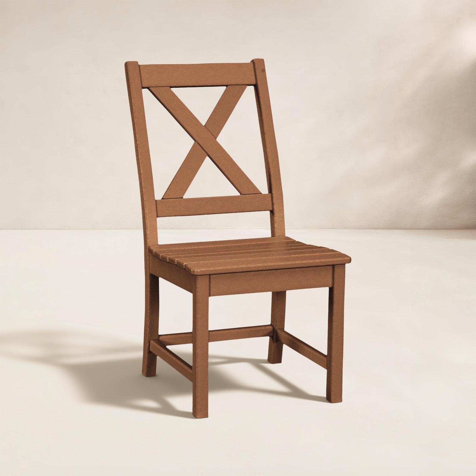 POLYWOOD® Braxton Patio Side Chair, Blue